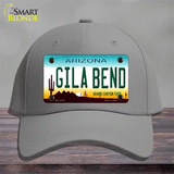 Gila Bend Arizona Novelty License Plate Hat Cotton / Gray
