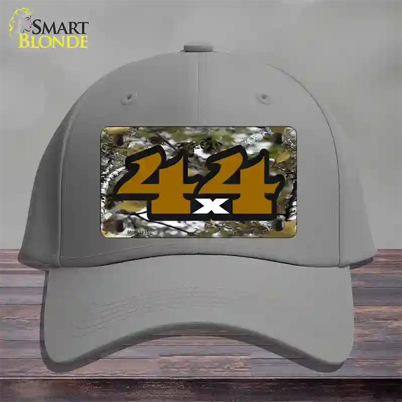 4x4 Camouflage Novelty License Plate Hat Cotton / Gray