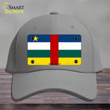 Central African Rep Flag Novelty License Plate Hat Cotton / Gray