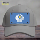 Commonwealth Of Ind States Flag Novelty License Plate Hat Cotton / Gray