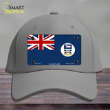 Falkland Islands Flag Novelty License Plate Hat Cotton / Gray