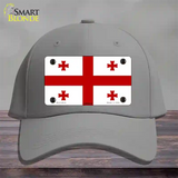 Georgia Flag Novelty License Plate Hat Cotton / Gray