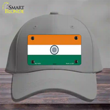 India Flag Novelty License Plate Hat Cotton / Gray