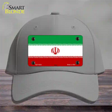 Iran Flag Novelty License Plate Hat Cotton / Gray