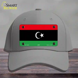Libya Flag Novelty License Plate Hat Cotton / Gray