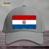 Paraguay-OBV Flag Novelty License Plate Hat Cotton / Gray