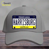 Harrisburg Pennsylvania State Novelty License Plate Hat Cotton / Gray