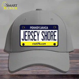 Jersey Shore Pennsylvania State Novelty License Plate Hat Cotton / Gray