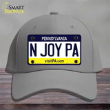 N Joy Pennsylvania State Novelty License Plate Hat Cotton / Gray