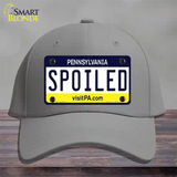 Spoiled Pennsylvania State Novelty License Plate Hat Cotton / Gray