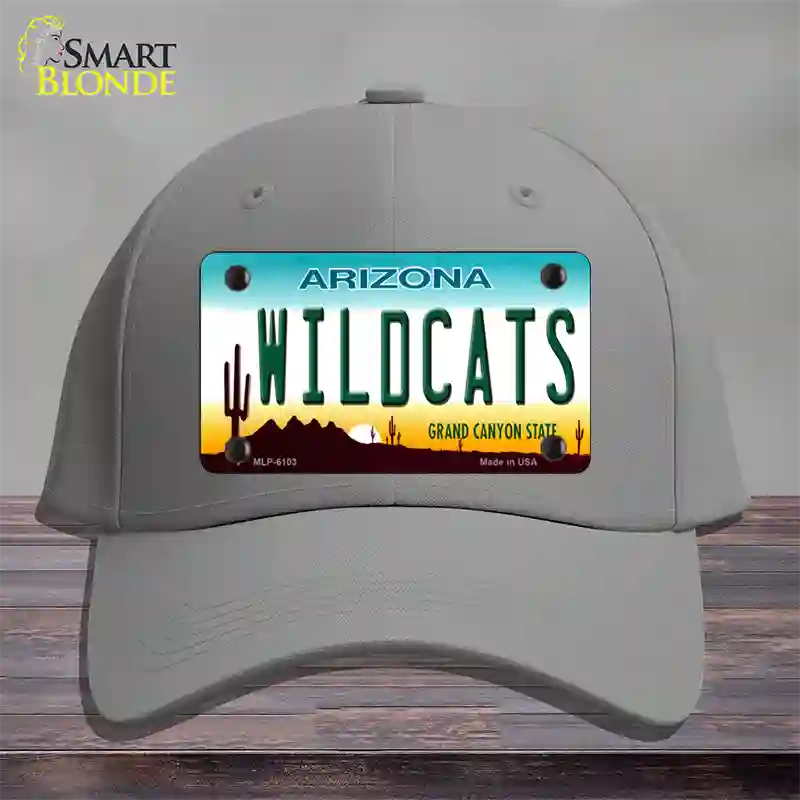 Wildcats Arizona Novelty License Plate Hat Cotton / Gray