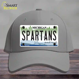 Spartans Michigan Novelty License Plate Hat Cotton / Gray