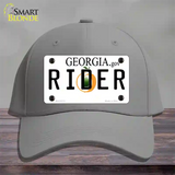 Rider Georgia Novelty License Plate Hat Cotton / Gray