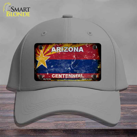 Arizona Centennial State Rusty Novelty License Plate Hat HAT-MLP-8190
