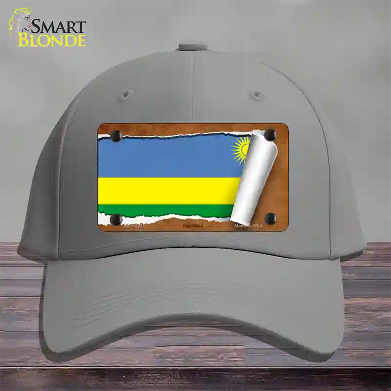Visit Rwanda Hat Rwanda Flag Scroll License Plate Hat | Smart Blonde