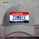 Zombie Idaho Novelty License Plate Hat Cotton / Gray