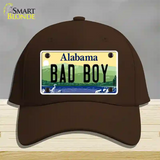 Bad Boy Alabama Novelty License Plate Hat Cotton / Dark Brown