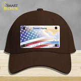 Alabama with American Flag Novelty License Plate Hat HAT-MLP-12329