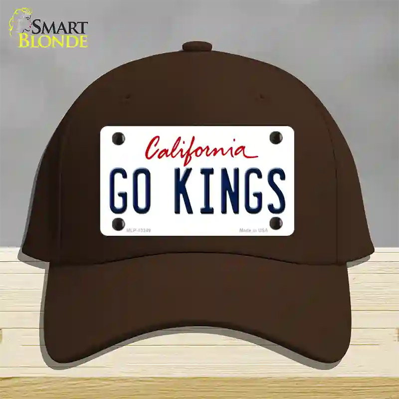 Go Kings California Novelty License Plate Hat Tag Cotton Dark Brown