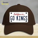 Go Kings California Novelty License Plate Hat Tag Cotton Dark Brown