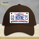 Hornets Fan Novelty License Plate Hat Tag Cotton Dark Brown