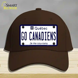Go Canadiens Novelty License Plate Hat Tag Cotton / Dark Brown