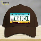 Air Force Arizona Novelty License Plate Hat Tag Cotton Dark Brown