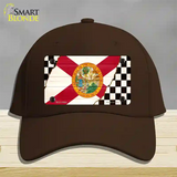 Florida Racing Flag Novelty License Plate Hat Tag Cotton Dark Brown