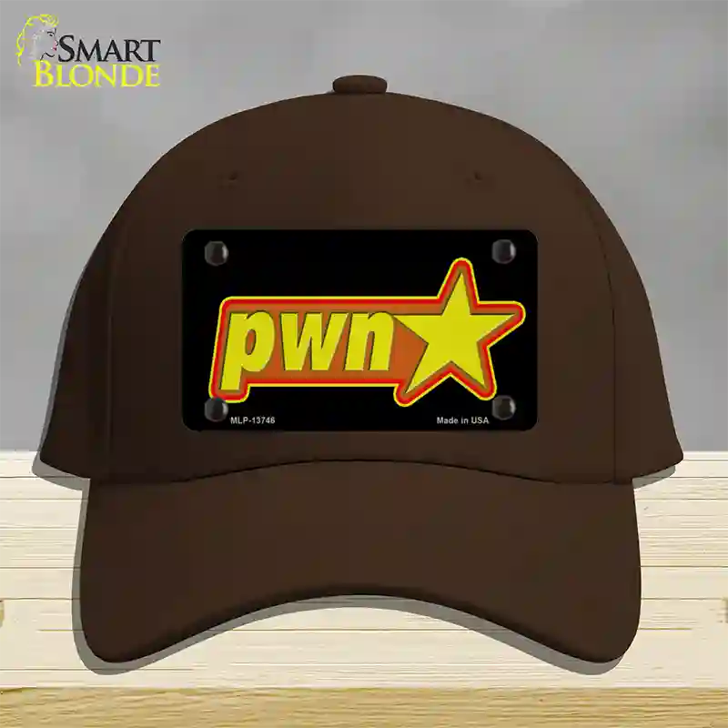 Pawn Star Novelty License Plate Hat Tag Cotton / Dark Brown