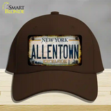 Allentown Excelsior New York Rusty Novelty License Plate Hat Tag Cotton Dark Brown