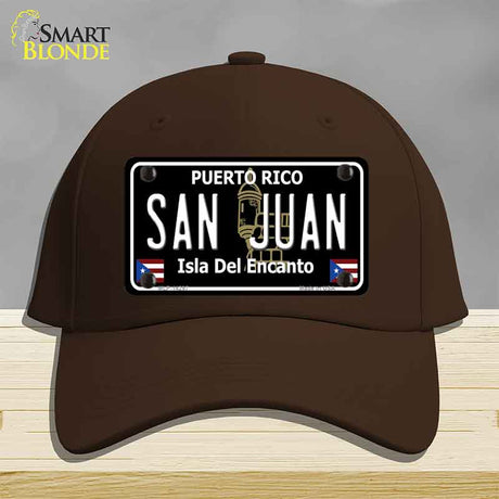 San Juan Puerto Rico Black Novelty License Plate Hat HAT-MLP-14297