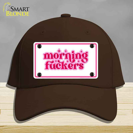 Morning F-ckers Novelty License Plate Hat HAT-MLP-14490