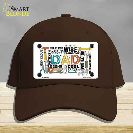 Dad Qualities Novelty License Plate Hat HAT-MLP-14497