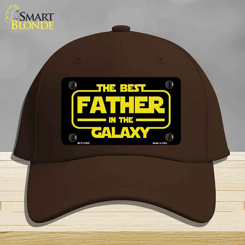 Best Father in the Galaxy Novelty License Plate Hat HAT-MLP-14503