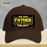 Best Father in the Galaxy Novelty License Plate Hat HAT-MLP-14503