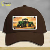 Tractor Sunset Novelty License Plate Hat HAT-MLP-14508