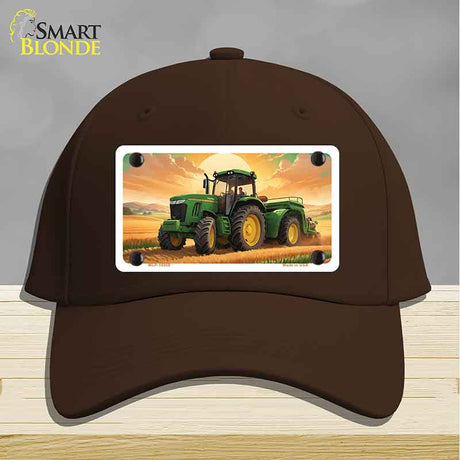 Tractor Sunset Novelty License Plate Hat HAT-MLP-14508