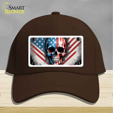 American Skull Novelty License Plate Hat HAT-MLP-14509