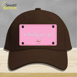 Im Literally Just a Girl Novelty License Plate Hat HAT-MLP-14530