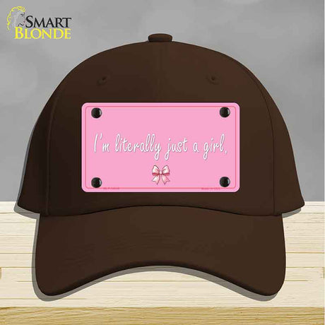 Im Literally Just a Girl Novelty License Plate Hat HAT-MLP-14530