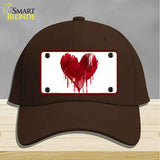 Bloody Heart Novelty License Plate Hat HAT-MLP-14538