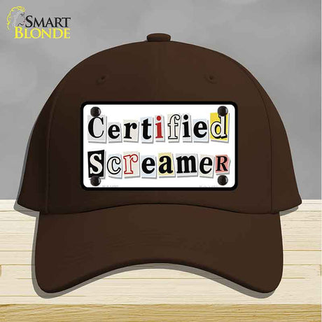 Certified Screamer Novelty License Plate Hat HAT-MLP-14542