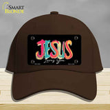 Jesus Loves You Novelty License Plate Hat HAT-MLP-14553