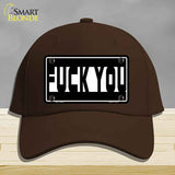 F-ck You Hidden Novelty License Plate Hat HAT-MLP-14555