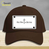 His Way is Better Novelty License Plate Hat HAT-MLP-14559