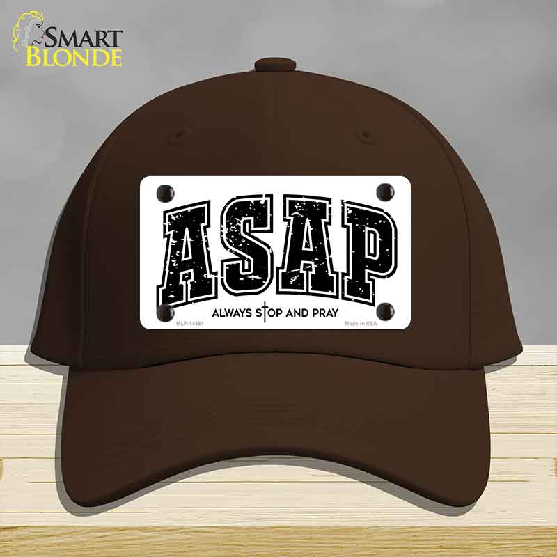 Always Stop and Pray Novelty License Plate Hat HAT-MLP-14561