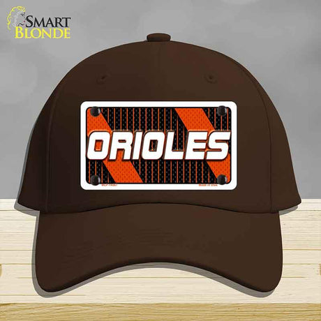 ORIOLES Graphic Novelty License Plate Hat HAT-MLP-14567 Cotton Dark Brown