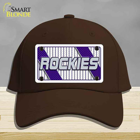 ROCKIES Graphic Novelty License Plate Hat HAT-MLP-14573 Cotton Dark Brown