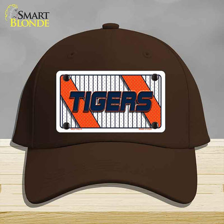 TIGERS Graphic Novelty License Plate Hat HAT-MLP-14574 Cotton Dark Brown
