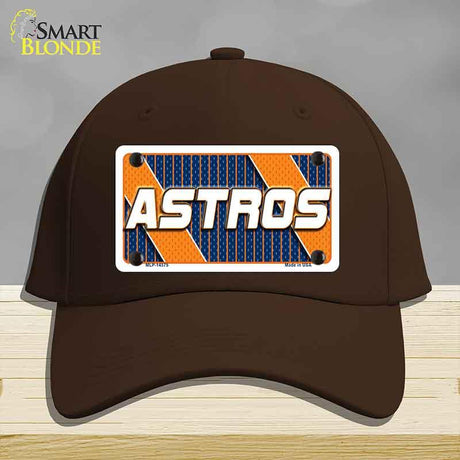 ASTROS Graphic Novelty License Plate Hat HAT-MLP-14575 Cotton Dark Brown